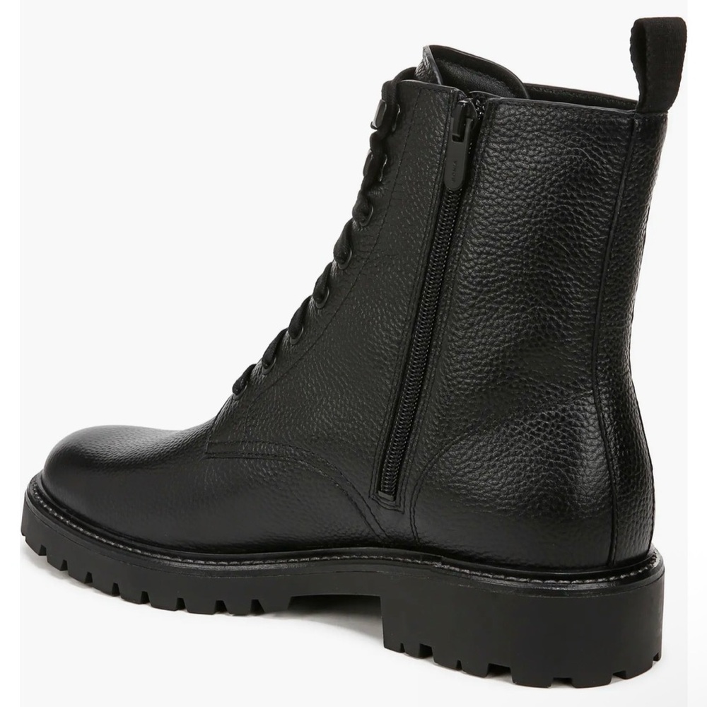 Vince Men's Dominic Black Combat Boots - Picture 3 of 16